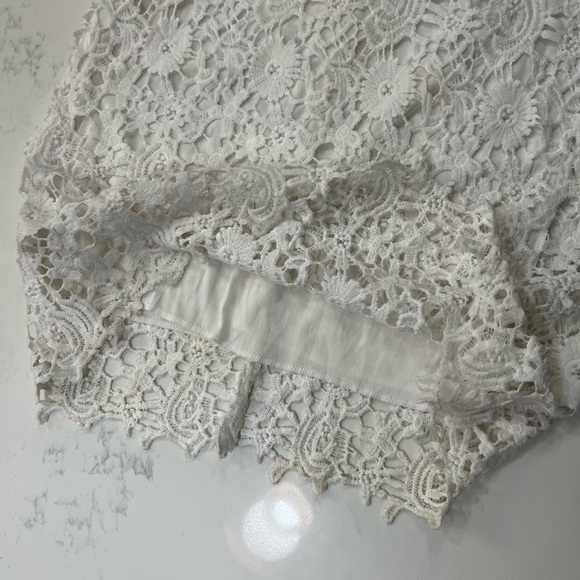 White Halter Sheath Midi Dress for Brides - Picture 6 of 11